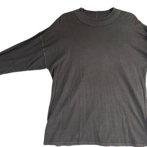 We The Free Long Sleeve Tunic Top Oversized Relaxed Fit Gray Small S